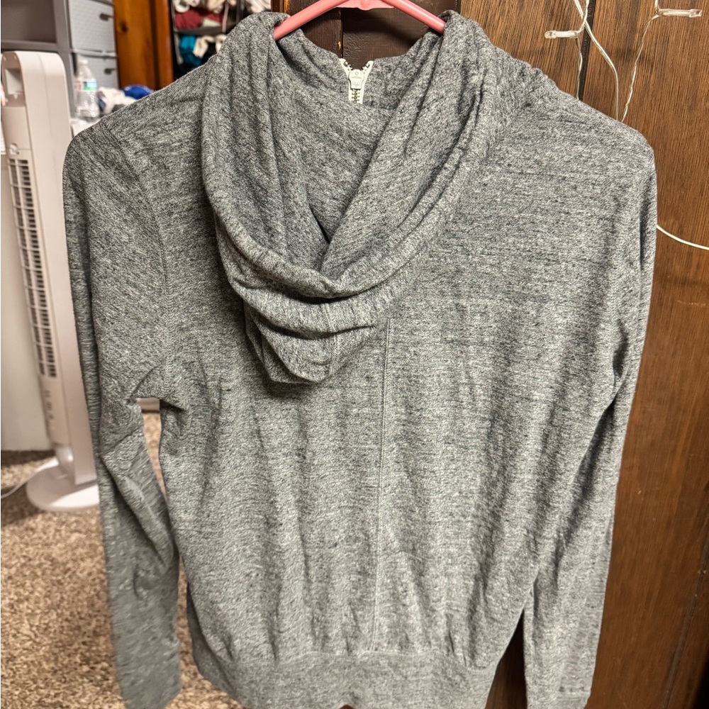 Nike Gray zip up Hoodie - Picture 2 of 3